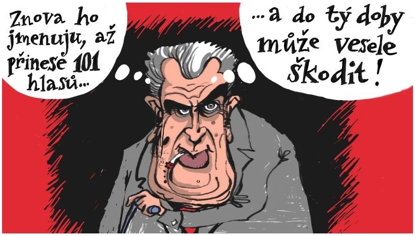 Setík vtip Zeman